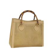 Gucci Vintage Pre-owned Laeder handvskor Beige, Dam