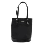 Burberry Vintage Pre-owned Nylon axelremsvskor Black, Dam