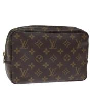 Louis Vuitton Vintage Pre-owned Canvas kuvertvskor Brown, Dam