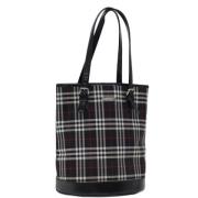 Burberry Vintage Pre-owned Canvas axelremsvskor Black, Dam