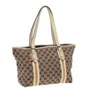 Gucci Vintage Pre-owned Canvas gucci-vskor Brown, Dam