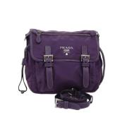 Prada Vintage Pre-owned Nylon prada-vskor Purple, Dam