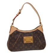 Louis Vuitton Vintage Pre-owned Canvas axelremsvskor Brown, Dam