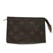 Louis Vuitton Vintage Pre-owned Canvas necessrer Brown, Dam