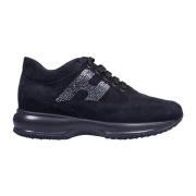 Hogan Svarta Interaktiva Modell Sneakers Black, Dam