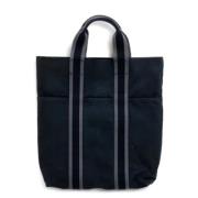 Hermès Vintage Pre-owned Canvas handvskor Black, Dam