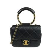 Chanel Vintage Pre-owned Laeder chanel-vskor Black, Dam