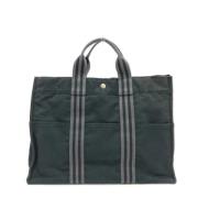 Hermès Vintage Pre-owned Canvas handvskor Black, Dam