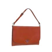 Prada Vintage Pre-owned Tyg handvskor Orange, Dam