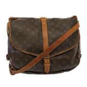 Louis Vuitton Vintage Pre-owned Canvas louis-vuitton-vskor Brown, Dam