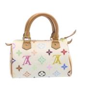 Louis Vuitton Vintage Pre-owned Canvas louis-vuitton-vskor White, Dam