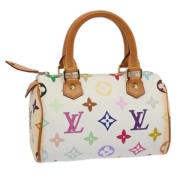 Louis Vuitton Vintage Pre-owned Canvas louis-vuitton-vskor White, Dam