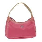 Prada Vintage Pre-owned Nylon prada-vskor Pink, Dam