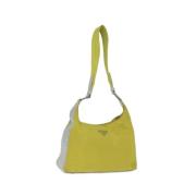 Prada Vintage Pre-owned Nylon prada-vskor Yellow, Dam