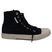 Balenciaga Vintage Pre-owned Belagd canvas sneakers Black, Dam