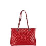 Chanel Vintage Pre-owned Laeder chanel-vskor Red, Dam