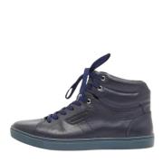 Dolce & Gabbana Pre-owned Pre-owned Laeder sneakers Blue, Dam