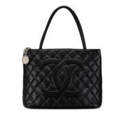 Chanel Vintage Pre-owned Laeder totevskor Black, Dam