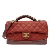 Chanel Vintage Pre-owned Laeder chanel-vskor Red, Dam