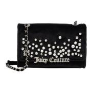 Juicy Couture Snygg Iris Axelväska med Spänne Black, Dam