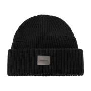 AllSaints Beanie med logotyp Black, Unisex