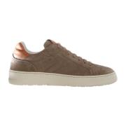 Voile Blanche Bruna Läder Sneakers Layton Stil Brown, Herr