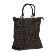 Fendi Vintage Pre-owned Canvas fendi-vskor Brown, Dam