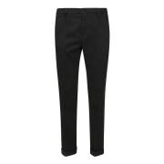 Dondup Slim Chino Byxor med Bakfickor Black, Herr