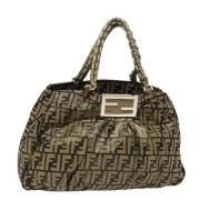 Fendi Vintage Pre-owned Canvas fendi-vskor Yellow, Dam