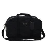 Prada Vintage Pre-owned Nylon prada-vskor Black, Dam