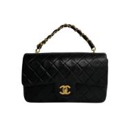 Chanel Vintage Pre-owned Laeder chanel-vskor Black, Dam