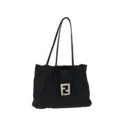 Fendi Vintage Pre-owned Canvas fendi-vskor Black, Dam