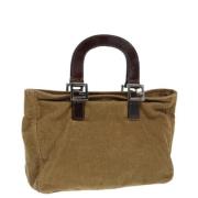 Fendi Vintage Pre-owned Canvas fendi-vskor Brown, Dam