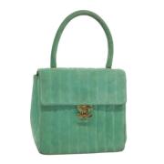 Chanel Vintage Pre-owned Mocka chanel-vskor Green, Dam