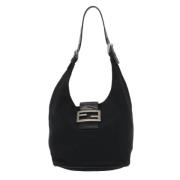 Fendi Vintage Pre-owned Nylon fendi-vskor Black, Dam