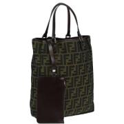 Fendi Vintage Pre-owned Canvas totevskor Black, Dam