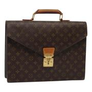 Louis Vuitton Vintage Pre-owned Canvas portfljer Brown, Dam