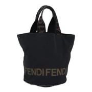 Fendi Vintage Pre-owned Nylon fendi-vskor Black, Dam