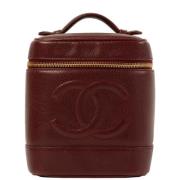 Chanel Vintage Pre-owned Laeder handvskor Red, Dam