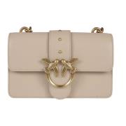 Pinko Mini Love Simply Väska Beige, Dam