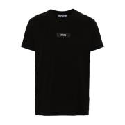 Versace Jeans Couture Svarta T-shirts och Polos ***cv Black, Herr