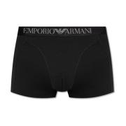 Emporio Armani Bomullsboxershorts Black, Herr