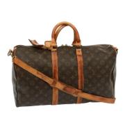 Louis Vuitton Vintage Pre-owned Canvas louis-vuitton-vskor Brown, Dam