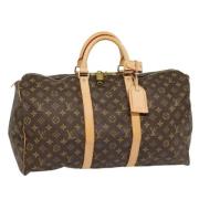 Louis Vuitton Vintage Pre-owned Canvas louis-vuitton-vskor Brown, Dam