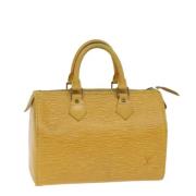 Louis Vuitton Vintage Pre-owned Laeder louis-vuitton-vskor Yellow, Dam