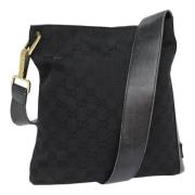 Gucci Vintage Pre-owned Canvas gucci-vskor Black, Dam