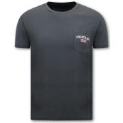 Local Fanatic T-shirt herr - Rund hals Gray, Herr