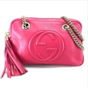 Gucci Vintage Pre-owned Laeder gucci-vskor Pink, Dam