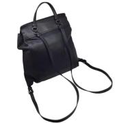 Bottega Veneta Vintage Pre-owned Laeder ryggsckar Black, Dam