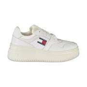 Tommy Hilfiger Vita Läder Bold Sole Sneakers White, Dam